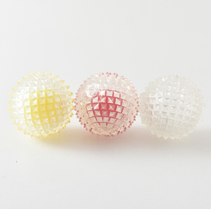 Balle interactive pour chien de 8 cm, jouet pour animaux de compagnie en silicone, balle à mâcher douce et pointue pour petits animaux, entraînement des chiots, balle de jeu durable - Product Image 3