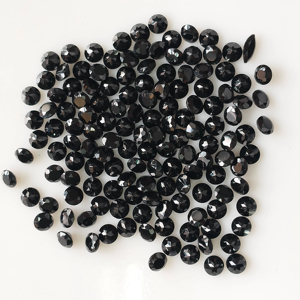 Spinelle noir naturel 4MM Coupe ronde Meilleure qualité Pierres précieuses en vrac pour la fabrication de bijoux - Product Image 3