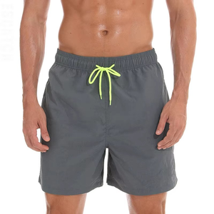 Pantalones cortos de playa informales de verano para hombre, bañadores de punto para deportes de verano para correr, surf, bañadores de playa de verano sólidos de cristal - Product Image 6