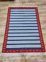 Baumwoll-Hochflor-Teppich mit Marokkanischem Abstraktem Muster, Handgeknüpft, Rutschfest, Haustierfreundlich, Waschbar, Maßgefertigt für Heim- und Gewerbenutzung