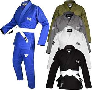 เครื่องแบบ BJJ GI Jiu Jitsu ผ้าฝ้าย100% สำหรับสวมใส่ศิลปะการต่อสู้สามารถปรับแต่งได้ - Product Image 3