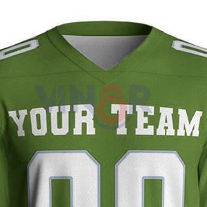 Maillot de football américain unisexe à sublimation personnalisée, imprimé, respirant, maillot de sport d'été pour la conception de votre propre équipe, nouveauté - Product Image 3