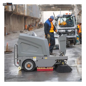 Floor Rechargeable Cordless <b>Electric</b> Road <b>Sweeper</b> Factory Wholesale Commercial Cleaning Outdoor Robot Vacuum Cleaner - Product Image 2