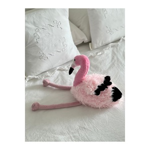 Adorable Almohada de Peluche de Flamenco de 60 cm con Cuernos para Niños, Compañero para Dormir y Jugar, Ahorro de Energía, Unisex - Product Image 2