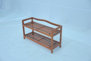 Étagère personnalisée pour meubles étagère à chaussures en métal Offre Spéciale bois et métal Rangement OEM Boîte à chaussures de salon moderne en bois massif - Product Image 6