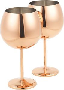 High Quality Stainless Steel Beveled Wine <b>Glass</b> Metal Slanted Champagne Cup <b>Goblets</b> Rose Gold Champagne Modern Design - Product Image 4