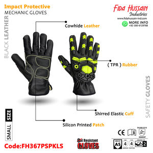 Gants de sécurité mécaniques d'impact de protection des mains pour le travail industriel pour les hommes Gants antichocs de champ pétrolifère résistants aux coupures personnalisés - Product Image 2