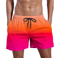 Short de bain pour homme, style urbain, couleur unie, taille élastique, séchage rapide, écologique, pour la plage et le surf