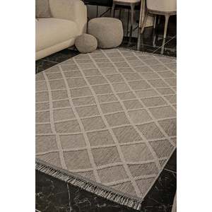 Alfombra Netline 9964, Gris Moderno, 100% Polipropileno, No Desprende Pelusa, Fácil de Limpiar, Duradera, para Dormitorio y Estudio, Juego de Alfombras para el Hogar - Product Image 2