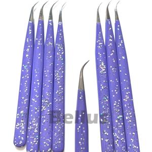 Hot Selling Private Label Stainless Steel Eyelash Tweezers Strong Grip Isolation Lash Extension <b>Tool</b> - Product Image 2