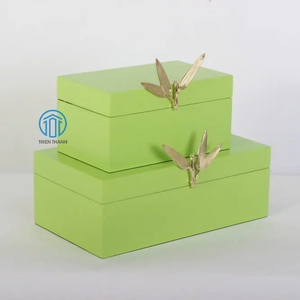 Custom lacquer lacquered <b>wooden</b> <b>jewelry</b> <b>box</b> Best quality <b>jewelry</b> <b>box</b> wholesale handmade from Vietnam - Product Image 5