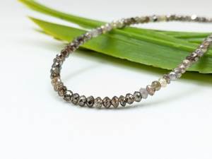 Cuentas de Diamante Marrón LUSTRE Multicolor Libres de Conflictos de 2.5-3.3mm, 15 Pulgadas, 28.15 Quilates, Facetadas en Forma de Rondelle para Fabricación de Joyería - Product Image 5