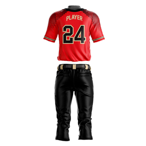 Meilleure vente d'ensembles de baseball légers de haute qualité sur mesure à séchage rapide et respirants pour hommes vêtements d'équipe de style unique - Product Image 3