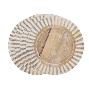 Assiettes de présentation rondes de bonne qualité avec des assiettes de présentation en bois solides et de forme personnalisée à vendre - Product Image 2