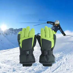 Guantes de esquí de invierno para hombre Guantes de nieve con aislamiento impermeable Uso al aire libre Guantes de esquí disponibles OEM - Product Image 4