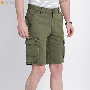Short Cargo professionnel de haute qualité taille moyenne pour hommes meilleur Design coton léger solide motif toile Style décontracté - Product Image 5