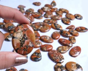 Cabujón de Jaspe Maligano Natural, Piedra Preciosa Suelta para Joyería, Cabujón de Diseño - Product Image 3
