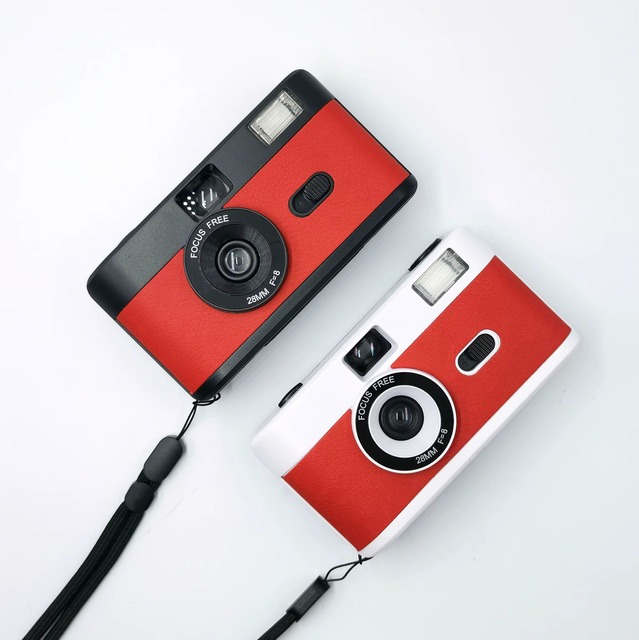 Instant Film Camera Chinese 35mm Film Camera Reloadable with Flash