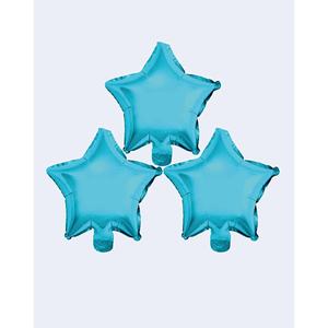 Globo de aluminio con forma de estrella, azul, 10 pulgadas, decoraciones para fiestas - Product Image 1