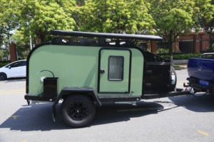 2025 Hot Pick Ecocampor <strong>Teardrop</strong> <strong>Camper</strong> Modern 4x4 Design for Adventure Unique Lightweight Mini Caravan with Rooftop Tent - Product Image 2