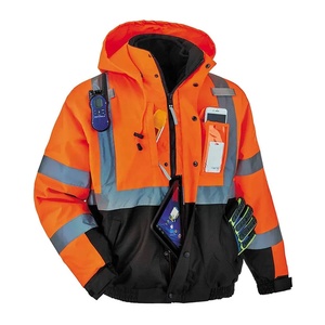 Custom Label <b>Worker</b> Uniform Polyester Waterproof Windproof Reflective Stripes Hi Vis Safety <b>Jacket</b> Pants - Product Image 2