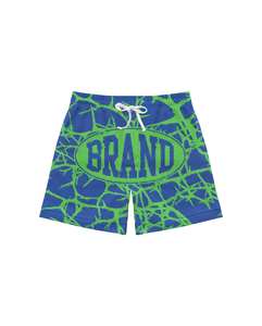 Pantalones cortos estampados con diseño de logotipo de sublimación lisa de alta calidad 100% para hombres, ropa deportiva informal personalizada, pantalones cortos de malla de poliéster - Product Image 2