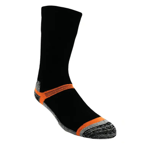 Chaussettes pour hommes respirantes, tendance automne, design géométrique, mi-mollet, rayées colorées, tricotées, à col rond - Product Image 6