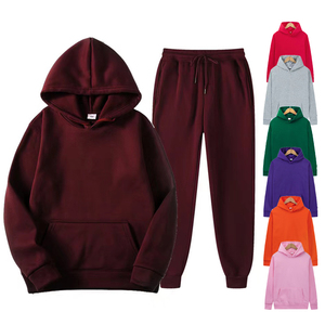 Ensemble de survêtement décontracté pour femme en coton personnalisé, sweat à capuche et pantalon de jogging court, couleur unie, pour le printemps - Product Image 2