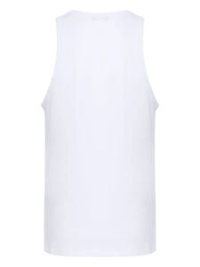 เสื้อแขนกุดผ้าฝ้าย100% สำหรับผู้ชายเสื้อออกกำลังกายเล่นกีฬาแขนกุดพิมพ์ลายโลโก้ได้ตามต้องการ - Product Image 2