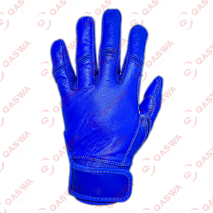 Guantes de Bateo Personalizados de Cuero Vacuno Verde con Puño Corto, Cierre de Velcro Ambidiestro, Duraderos, Cómodos y Transpirables - Product Image 5