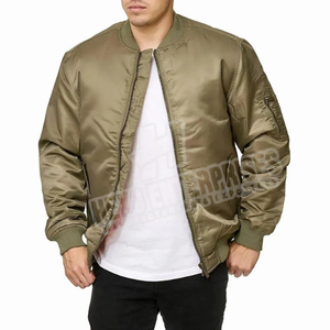 Chaqueta Bomber de satén para hombre, moderna y cómoda, de alta calidad, duradera y perfecta para ropa informal - Product Image 2
