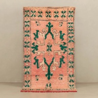 Authentique marocain Beni Ourain tapis tapis fait à la main 100% Grade personnalisé Azilal Tapis peluche pile hauteur en vente