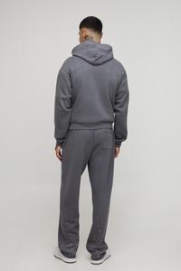 เสื้อฮู้ดผ้าขนแกะคอตตอน100% สำหรับผู้ชายเสื้อมีฮู้ดผ้าขนแกะพิมพ์ลายแนวสตรีทแวร์ผ้าคอตตอนสำหรับฤดูใบไม้ร่วง - Product Image 2