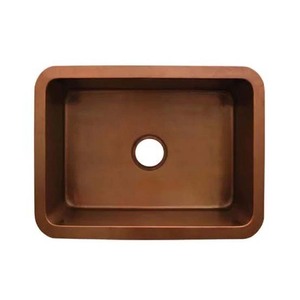 Évier en cuivre artisanal 100% cuivre pur meilleure vente évier de cuisine et d'hôtel de conception moderne de qualité supérieure - Product Image 1