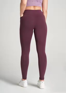 Super doux personnalisé taille haute Gym Fitness collants haute qualité femmes entraînement Yoga pantalon élastique taille fermeture imprimé motif - Product Image 4
