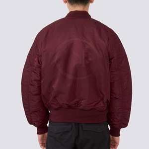Blouson bomber pour homme de style urbain, fabriqué au Pakistan, coupe-vent, hiver, écologique, avec logo personnalisé et motif lettres - Product Image 3
