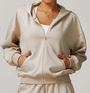 2025 nuevas sudaderas con capucha de moda de talla grande para mujer, la mejor calidad para ropa de invierno informal con opción de logotipo personalizado disponible en varios colores - Product Image 4