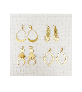 Boucle d'oreille en laiton unique pour pièce de conception d'oiseau avec or poli et articles de fête Boucles d'oreilles de bijoux de mode - Product Image 5