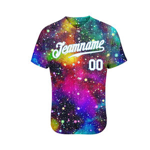 Meilleures ventes Uniformes de baseball pour jeunes hommes Polyester sublimé Jersey de baseball cousu avec nom et numéro de l'équipe - Product Image 3