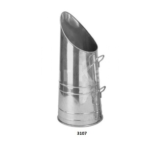 Gran Venta de cubo de carbón negro y latón con asa Cubo de carbón moderno para la decoración interior y exterior del Hogar - Product Image 3