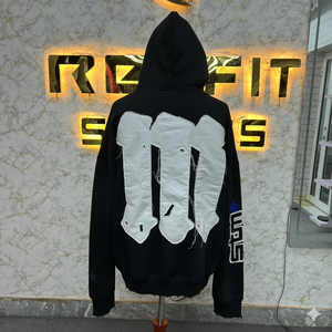 เสื้อฮู้ดสวมหัวสำหรับผู้ชายเสื้อฮู้ดแบบกำหนดเองพิมพ์ลาย - Product Image 6