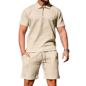 T-<b>Shirt</b> Streetwear Hight Quality Manufacturer Tracksuit Men Two Piece Short Sets Street Wear Men Summer <b>Polo</b> T <b>Shirt</b> set - Product Image 6
