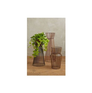 Metal Decorative Planter With Durable Coating Perfect For Year Round Outdoor Use And Indoor Styling - Product Image 1