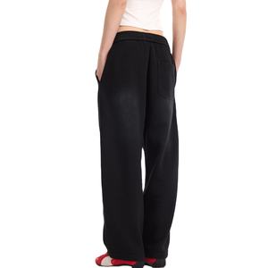 Pantalones Deportivos de Corte Holgado, Personalizados, de Algodón, Estilo Baggy, Resistentes, Casuales, de Pierna Recta para Hombre - Product Image 4