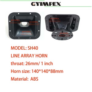 1 inch sound diffuser 140*140*88mm Professional Line Array Speaker Accessories Plastic Speaker Horn tweeter Horn - Product Image 2