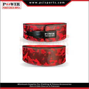 Boucle d'alimentation d'animation Ceinture de levier d'haltérophilie Ceinture d'haltérophilie en cuir personnalisée Ceintures d'haltérophilie sublimées - Product Image 5