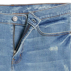 Shorts en jean à taille élastique pour hommes à la mode de rue haute qualité impression par sublimation personnalisée Shorts en jean pour hommes Shorts de fitness - Product Image 6