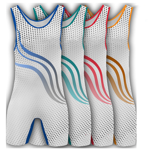 2025 New Custom Stretch <b>Wrestling</b> <b>Singlet</b> with Front Logo Sublimation Customized Design Uniform - Product Image 5