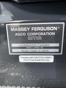 2024 Tracteur Massey Ferguson 2850M-Tracteur utilitaire compact à haute puissance pour usage professionnel - Product Image 6