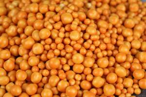 Expédition rapide, excellente qualité, chocolat composé HALAL, perles de chocolat dorées croustillantes, chocolat au cacao pour la décoration de gâteaux, prix de gros - Product Image 6